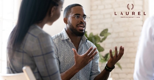 employee talking