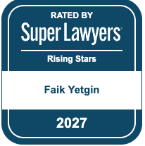 2027 Super Lawyers Rising Stars - Faik Yetgin
